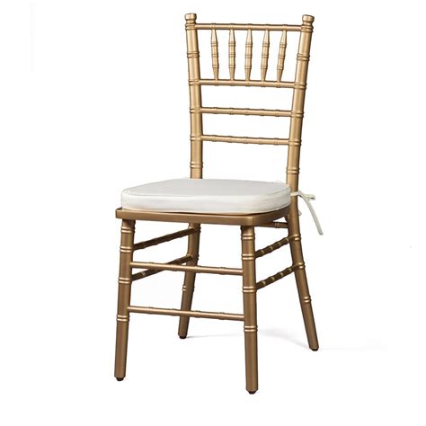 This chiavari chair can be a prime setting choice for your events. GOLD CHAVIARI CHAIR. - Claudia's Party Rentals