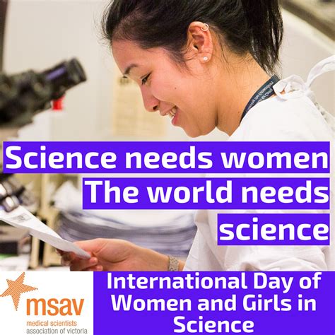 International Day For Women And Girls In Science Medical Scientists