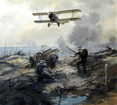 1917 11 Cambrai De Havilland Dh 5 John Young War Artwork War Art