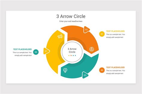 3 Arrow Circle Diagrams Powerpoint Template Nulivo Market