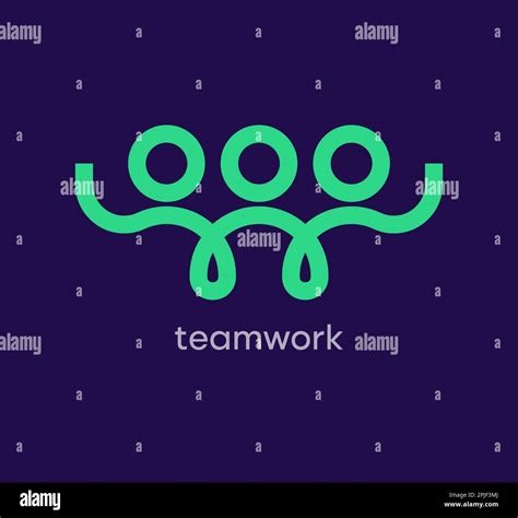 Teamwork Logo People Hands Holding Connection Solid Single Color