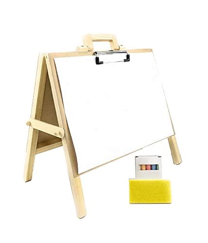 Matty S Toy Stop In Mini Wooden Tabletop Easel With Blackboard