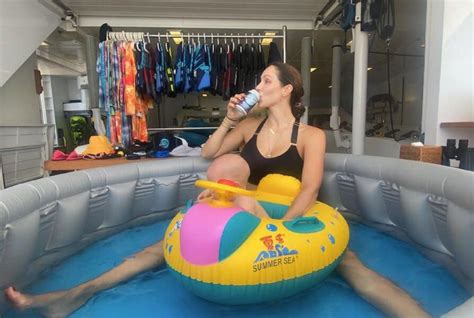 Katharine Mcphee Enjoys Indoor Pool Party With 4 Month Old Son Rennie