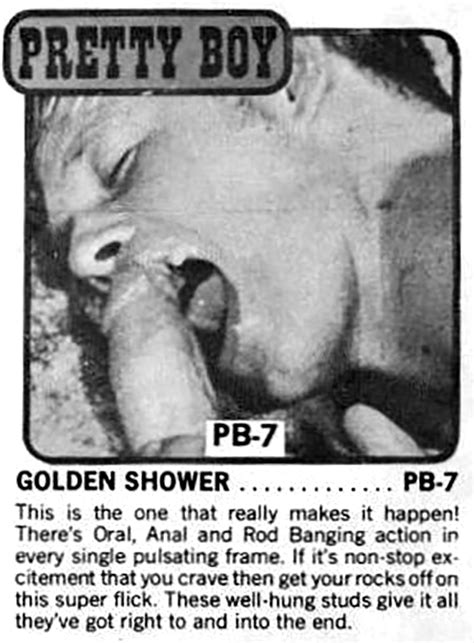 Vintage Gay On Twitter Golden Shower Quality Films
