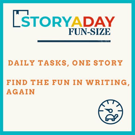 New Storyaday ‘fun Size Challenge Debuts This May Storyaday