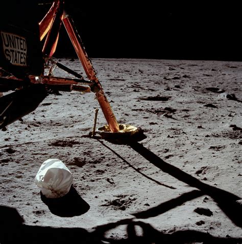Neil Armstrongs First Photograph After Setting Foot On The Moon 720