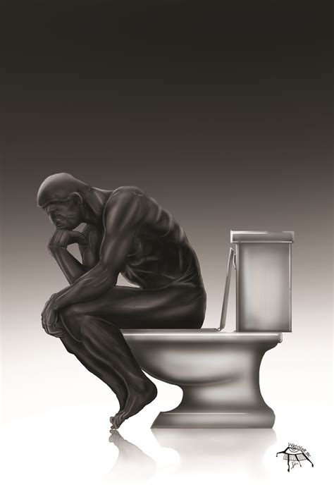 Ronggo Laksono The Thinker And Toilet
