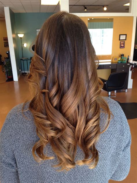 Brown To Caramel Ombré Chic Boutique Hair And Beauty Windham Maine