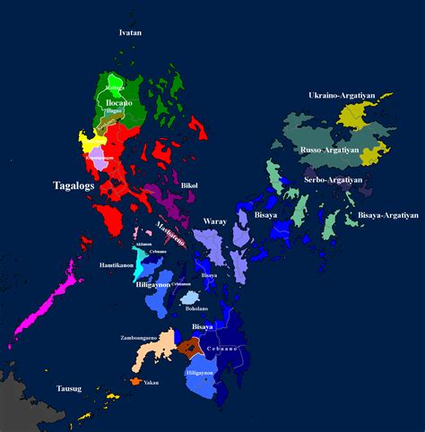 Greater Philippines Language Map Old By Tondoempireball On Deviantart