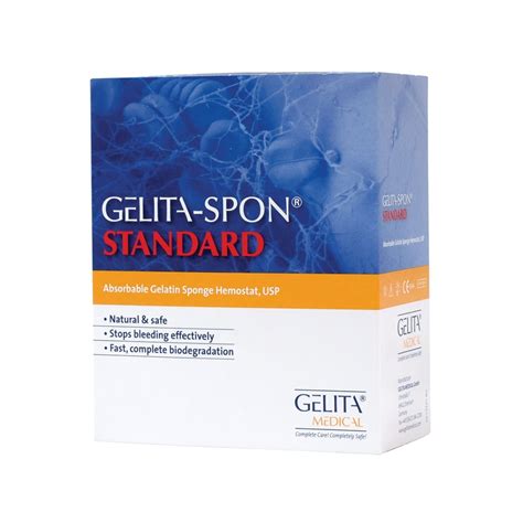 Curaspon Gelitaspon Absorbable Gelatin Sponge Usp Pack50 Surgical