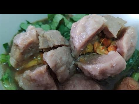 Pas banget buat bunda & ayah. Resep Bakso pedas - YouTube