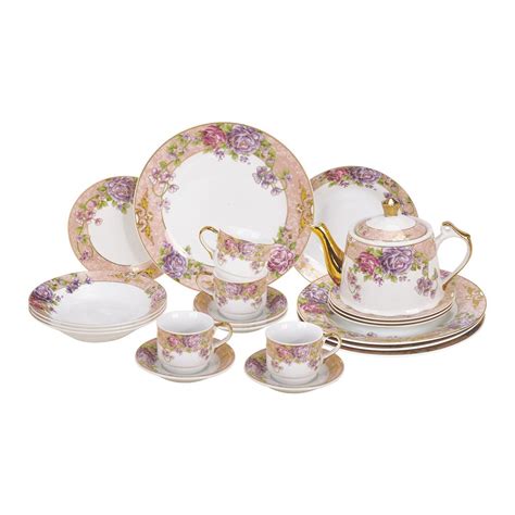 Vicenza Dinner Set Perangkat Makan Piring Gelas D22 Motif | Shopee