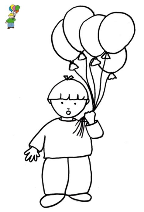 Ballons la copie de dessins sur quadrillage activités pour les enfants à imprimer 14. Imprimer le coloriage avec modèle garçon aux ballons ...