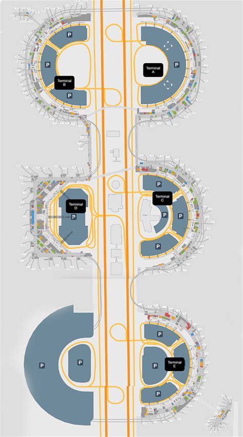 Dfw Airport Terminal Layout Map