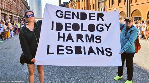 Lesbian Group Protests Trans Gender Ideology At Manchester Pride