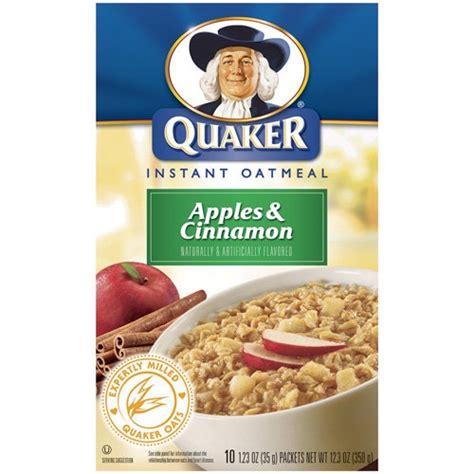 Apples & cinnamon instant oatmeal. Quaker Apples & Cinnamon Instant Oatmeal | Products I Love ...