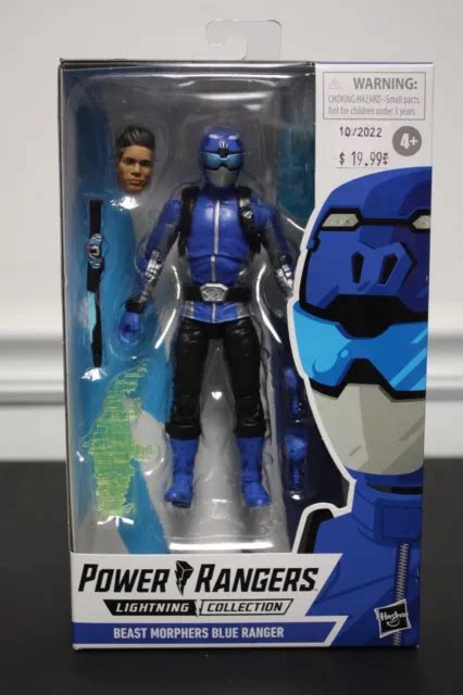 Hasbro Power Rangers Lighting Collection Beast Morphers Blue Ranger