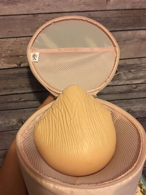 Post Mastectomy Size 8 Breast Form Convex Lightweight Triangle Blush