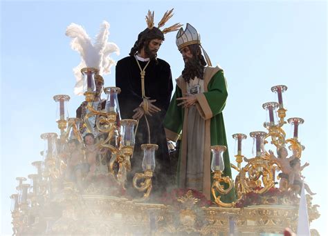 Pontificia y real hermandad del santísimo sacramento y cofradía de nazarenos de nuestro padre jesús en su soberano poder ante caifás, nuestra señora de la salud y san juan evangelista. SEMANA SANTA 2015: San Gonzalo