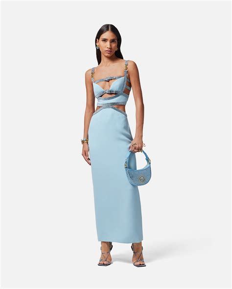 Versace Crystal Medusa 95 Cutout Gown For Women Us Online Store