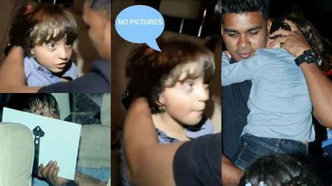 Shah rukh khan and gauri khan's little munchkin abram khan turns 7 today i.e. Watch: Shah Rukh Khan's son AbRam Khan screams 'No ...