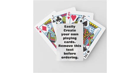 Easily Create Your Own Custom Playing Cards Deck Zazzle