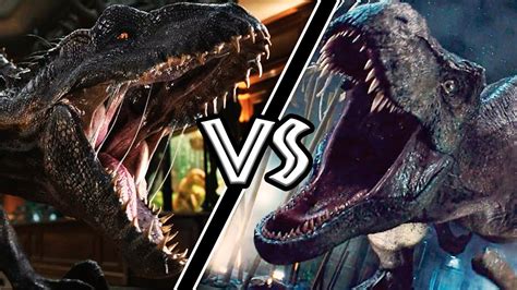 T Rex Vs Indoraptor ¿quién Gana Versus De Dinosaurios Youtube