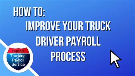 How To: Improve Your Truck Driver Payroll Process - YouTube