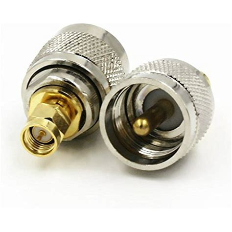 Uhf Male Pl 259 To Sma Male Plug Rf Connector Adapter Quick Usa