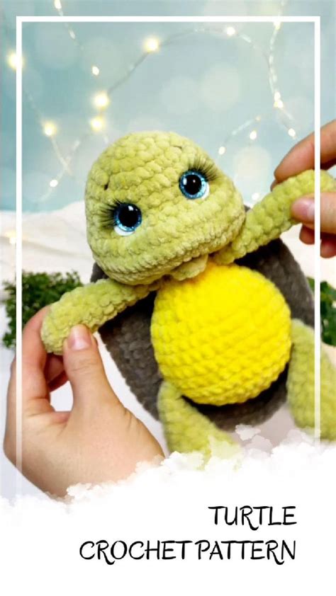 Crochet Turtle Crochet Pattern Amigurumi Turtle Crochet Toys Amigurumi