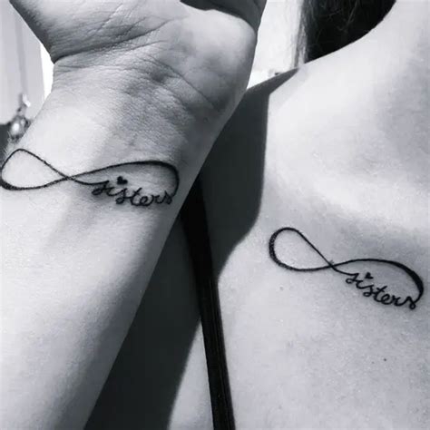 Sister Tattoos 40 Inseparable Sisters Infinity Tattoo Youll Love To See