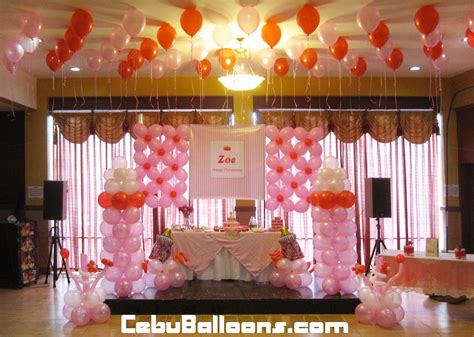 See more ideas about balloon decorations, balloons, christening balloons. Girl's Christening Balloon Decoration at Hannah's Party Place | Cebu Balloons and Party Supplies