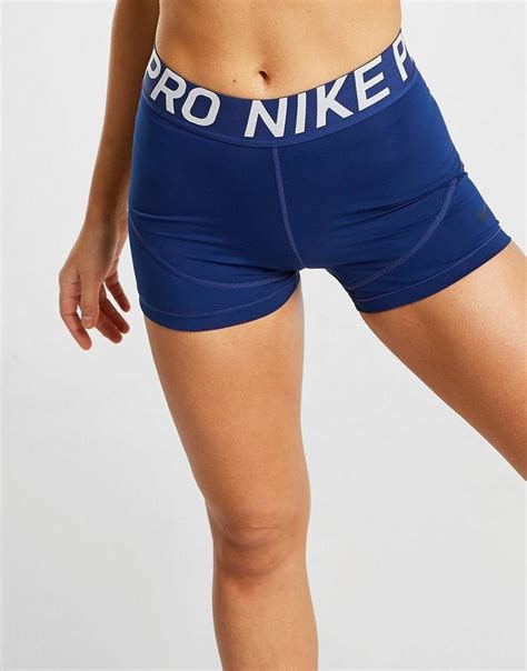 Nike Synthetic Pro Training 3 Shorts In Bluewhite Blue Lyst