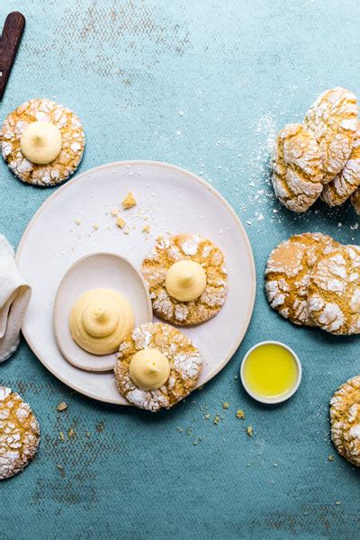 They're a dairy free version of an old fashioned buttery, shortbread cookie. Lemon Crinkle Cookies with Cream Cheese Icing | Crush ...