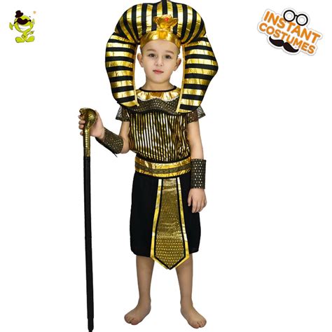 New Kids Egyptian Priest Costumes Boys Honor Egypt Leader Fancy Dress