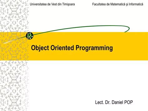 Ppt Object Oriented Programming Powerpoint Presentation Free