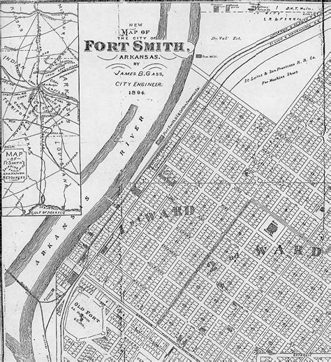 1894 Fort Smith Map Section 1