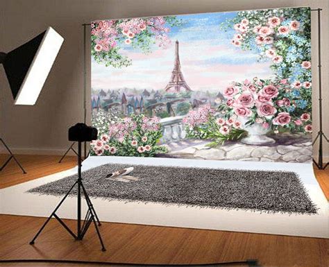 Buy Laeacco Paris Backdrop X Ft Vinyl Photography Background Fantasy