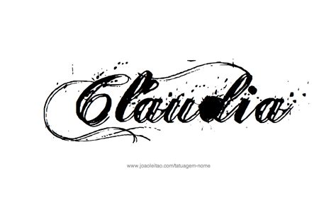 Desenhos De Tatuagem Com O Nome Claudia