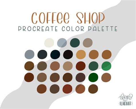 Coffee Aesthetic Color Palette