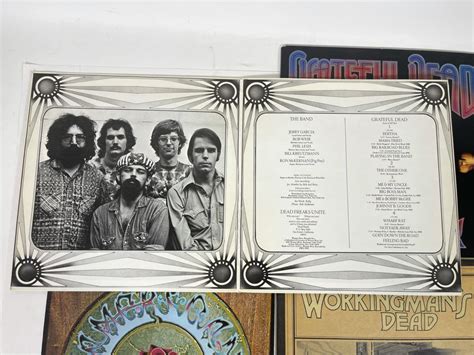 4 Grateful Dead Vinyl Records