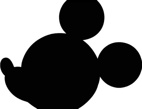 Mickey Mouse Ears Clipart Mickey Mouse Logo Black Png Download