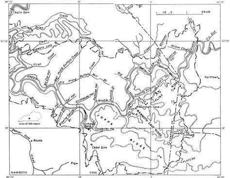 29 Mammoth Cave System Map Maps Database Source