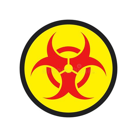 Biohazard Clipart Of Hazardous Medical Waste Sign Stock Vector