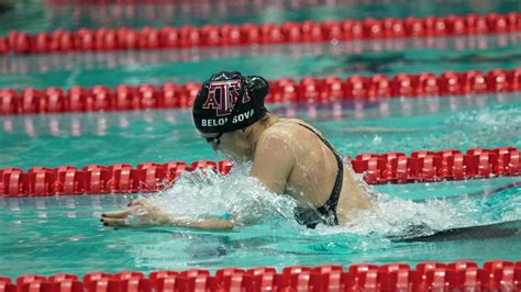 Texas Aandms Belousova Healthy Confident Heading Into Ncaa Womens Swim