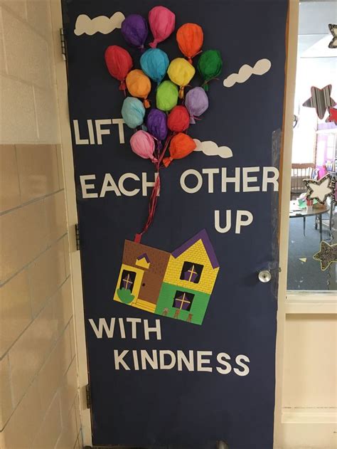 Lift Each Other Up With Kindness Door Decoration Door