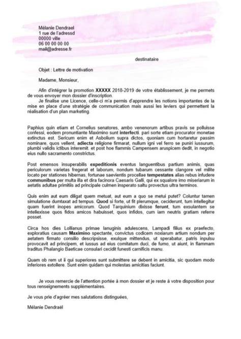 Une Lettre de motivation dans les règles de l'art – Studies & Roses