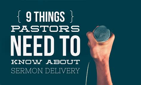 9 Things Pastors Need To Know About Sermon Delivery Pro Preacher