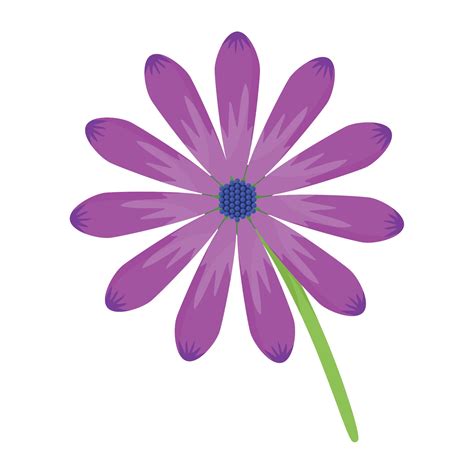 Beautiful Violet Flower Garden 10438536 Vector Art At Vecteezy