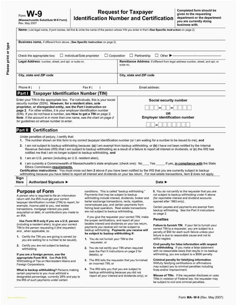 Irs Free Printable W9 Form Printable Forms Free Online